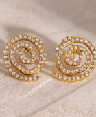 Evolvi Diamond Round Earrings