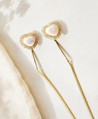Madonna Sui Dhaga Heart Earrings