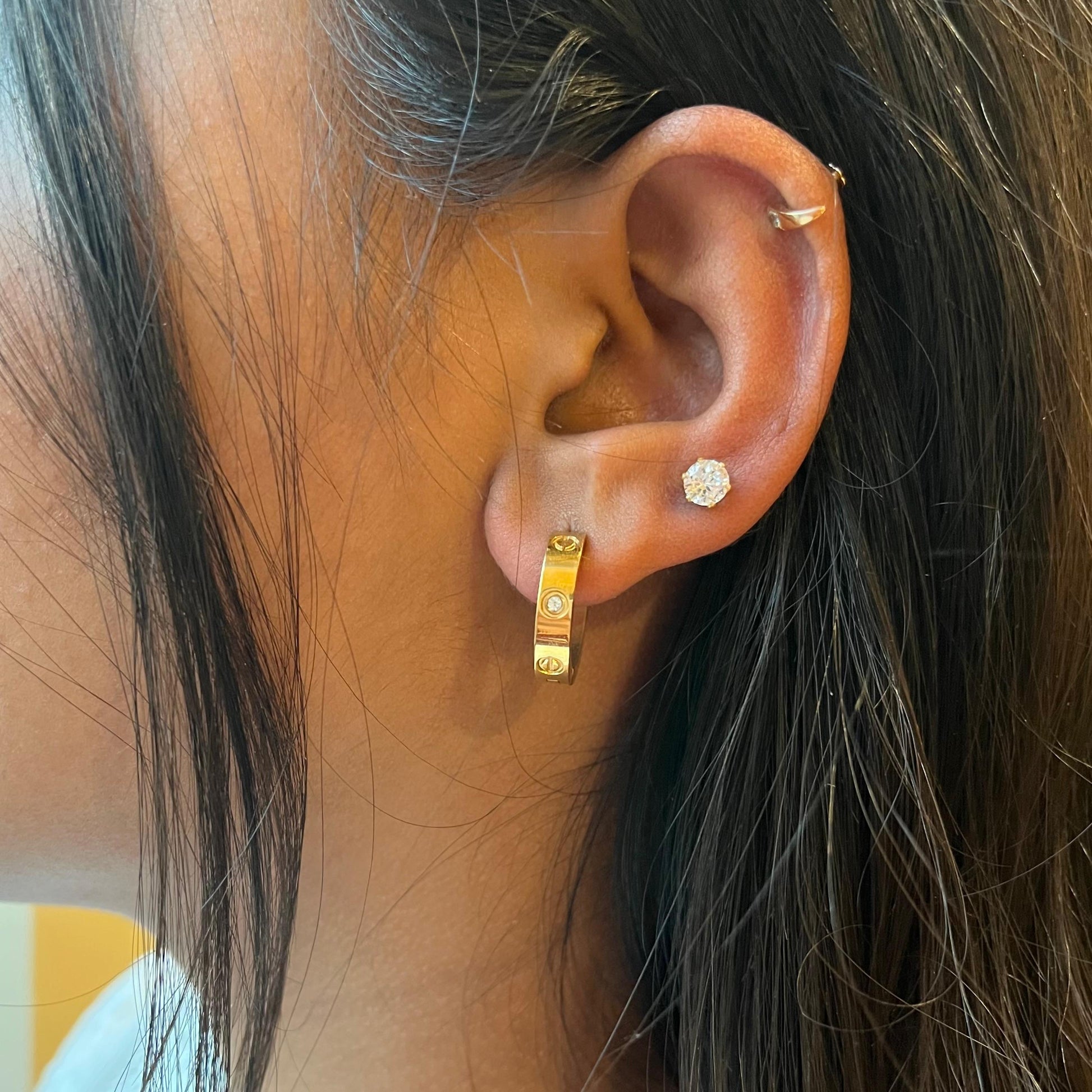 Love Mini Cartier Hoops