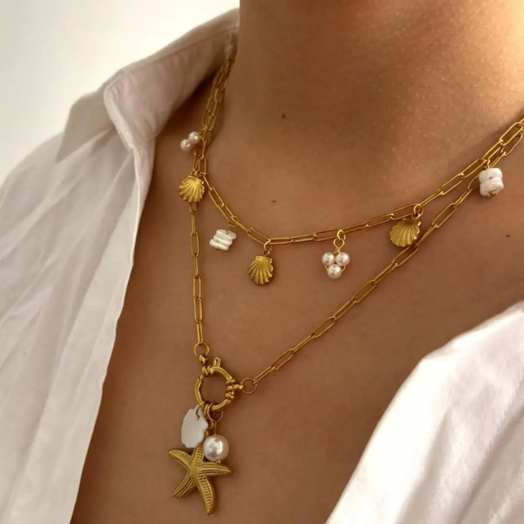 Halon Beachy Charms Necklaces