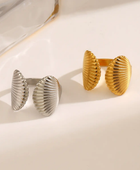 Double Shell Gold Ring