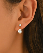 Oshi Drop Diamond Studs