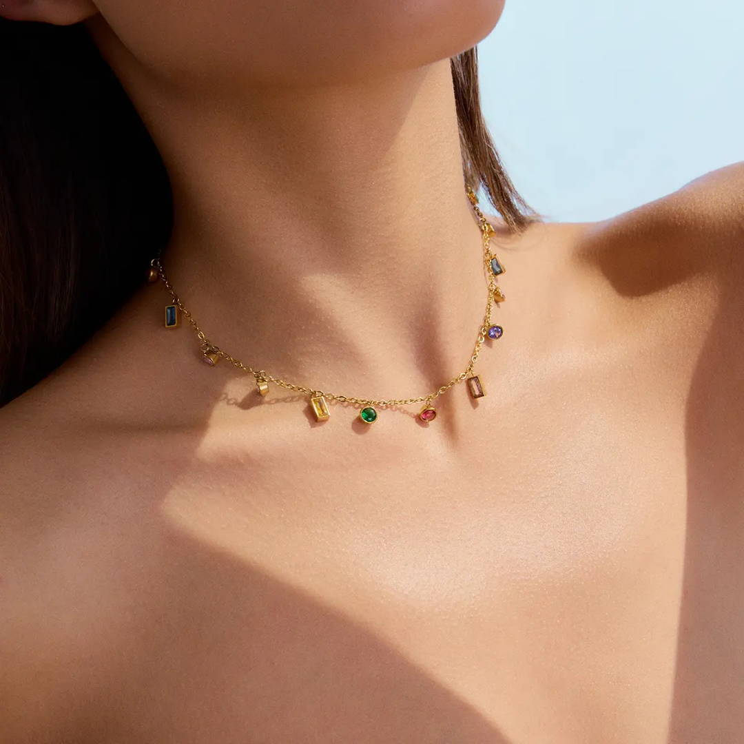 Musini Multicolour Charm Necklace