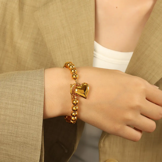 Givai Heart Ball Bracelet