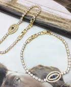 Bluestone Evil Eye Tennis Bracelet