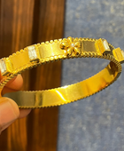 Bliss Flower Gold Cuff