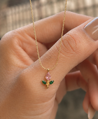 Little Tulip Diamond Necklaces