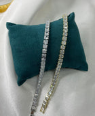 Claro Square Tennis Bracelets