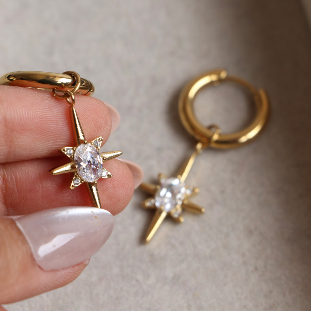 Jubilna Starlight Gold Earrings✨