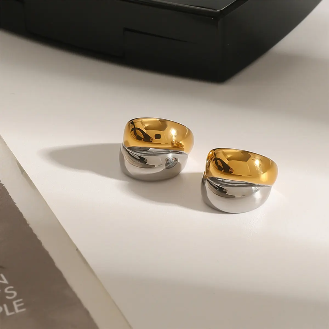 Yva Dual Colour Earcuff