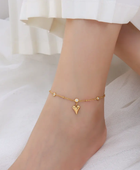 Piki Heart Gold Anklet✨❤️
