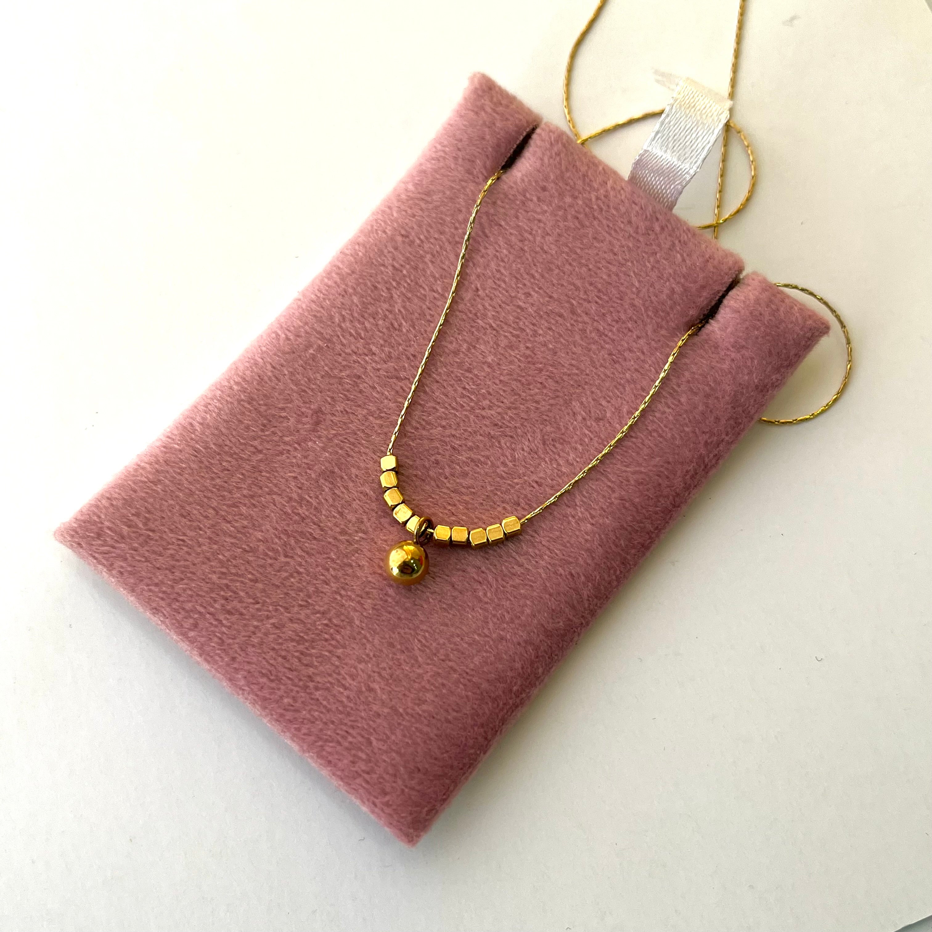 Belly Ball Dainty Necklace