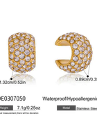 Disco Diamond Statement Earcuffs(PAIR)✨