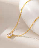 Dripping Drop Diamond Necklace