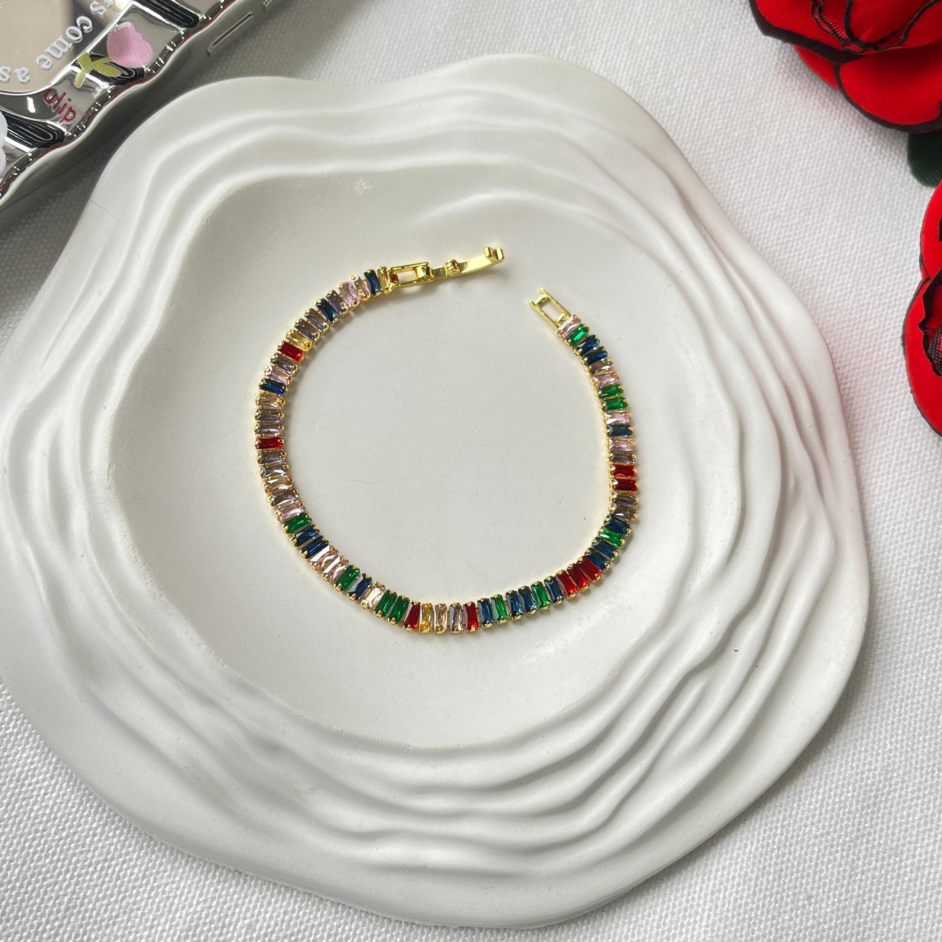 Multicolour Tennis Bracelets