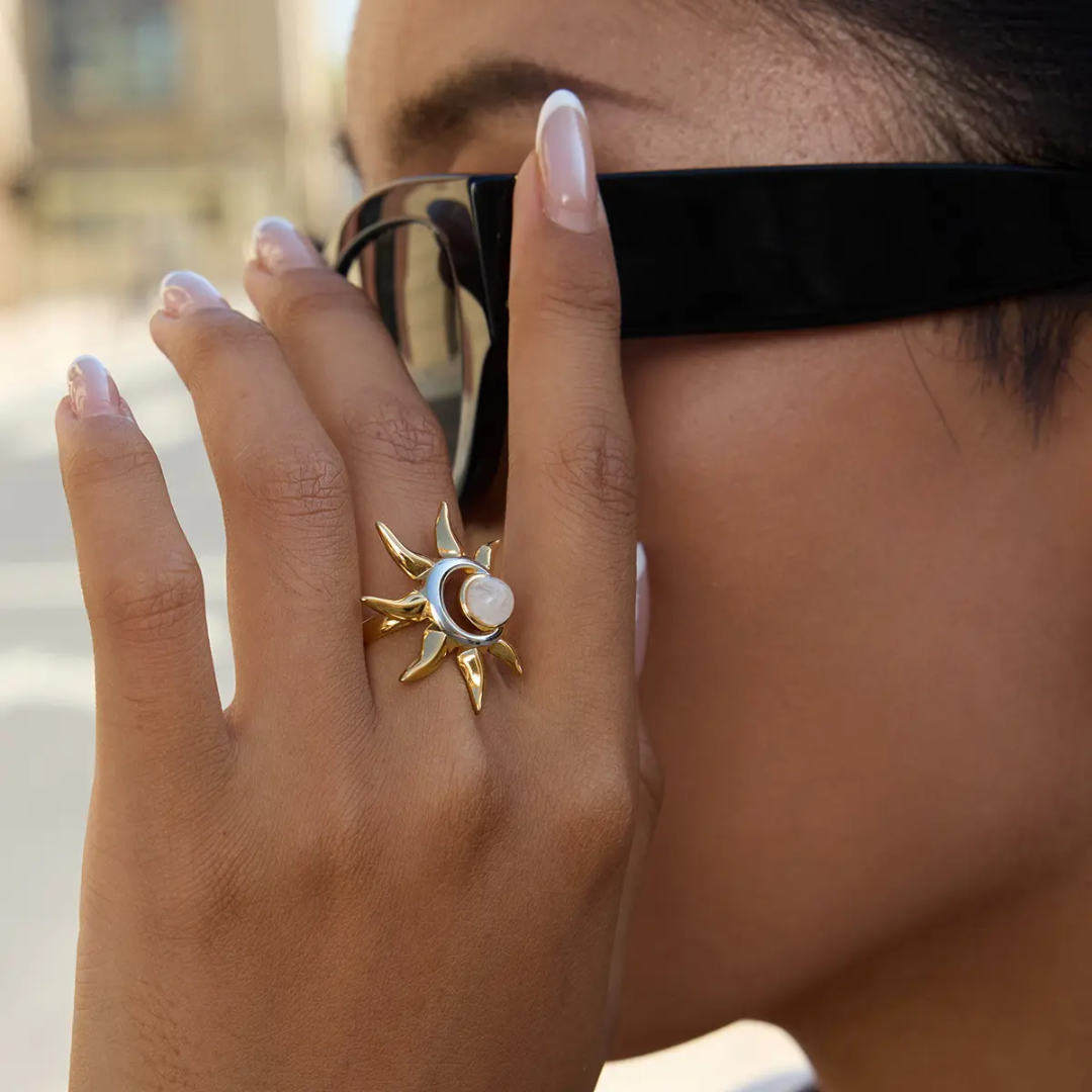 Giving Shine Sun Statement Ring