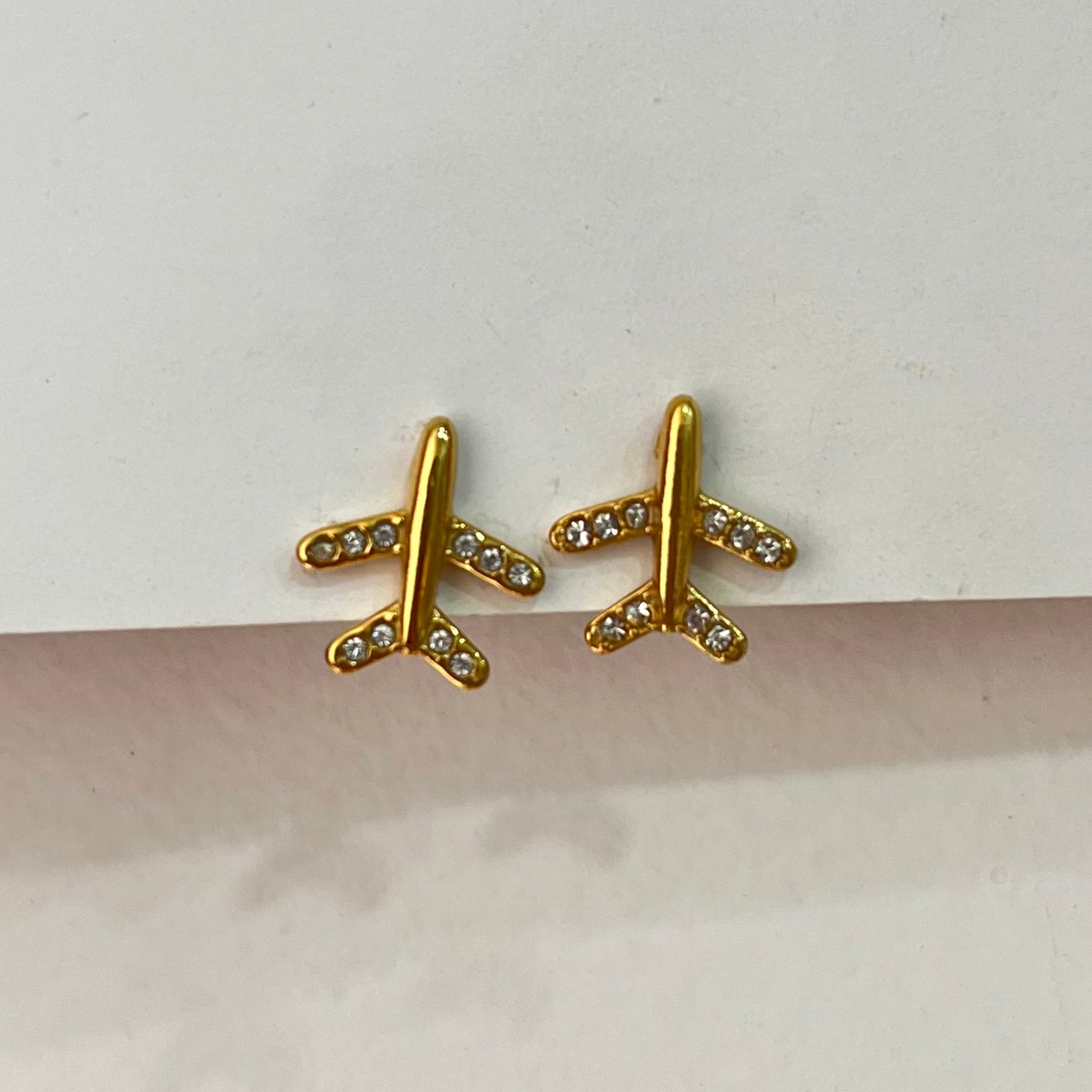 Fly High Gold Studs