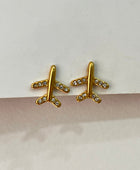 Fly High Gold Studs