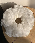 Snowberry Ruffle Scrunchies