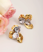 Rugim Dual Flower Earrings