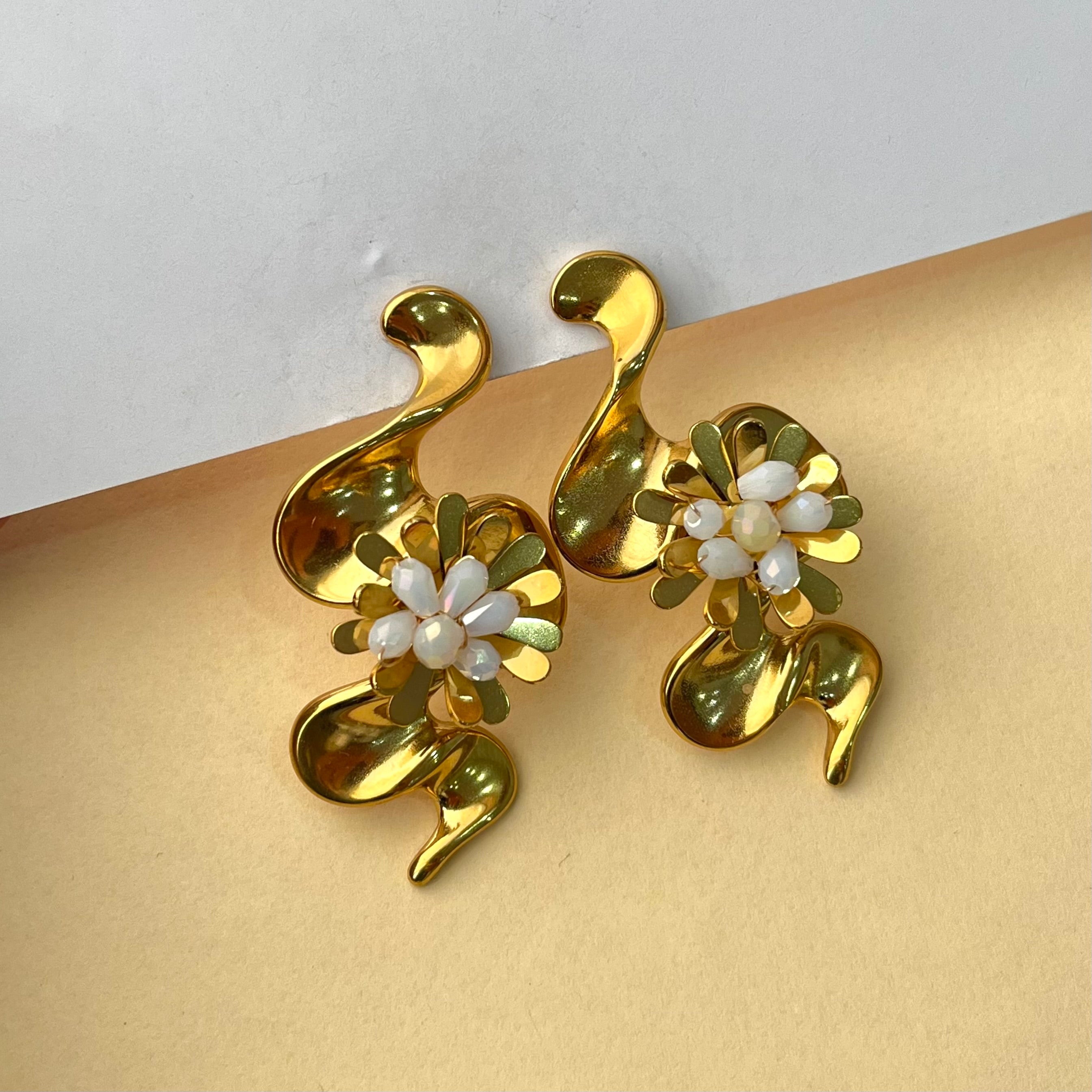 Monalisa Pearl Statement Earrings