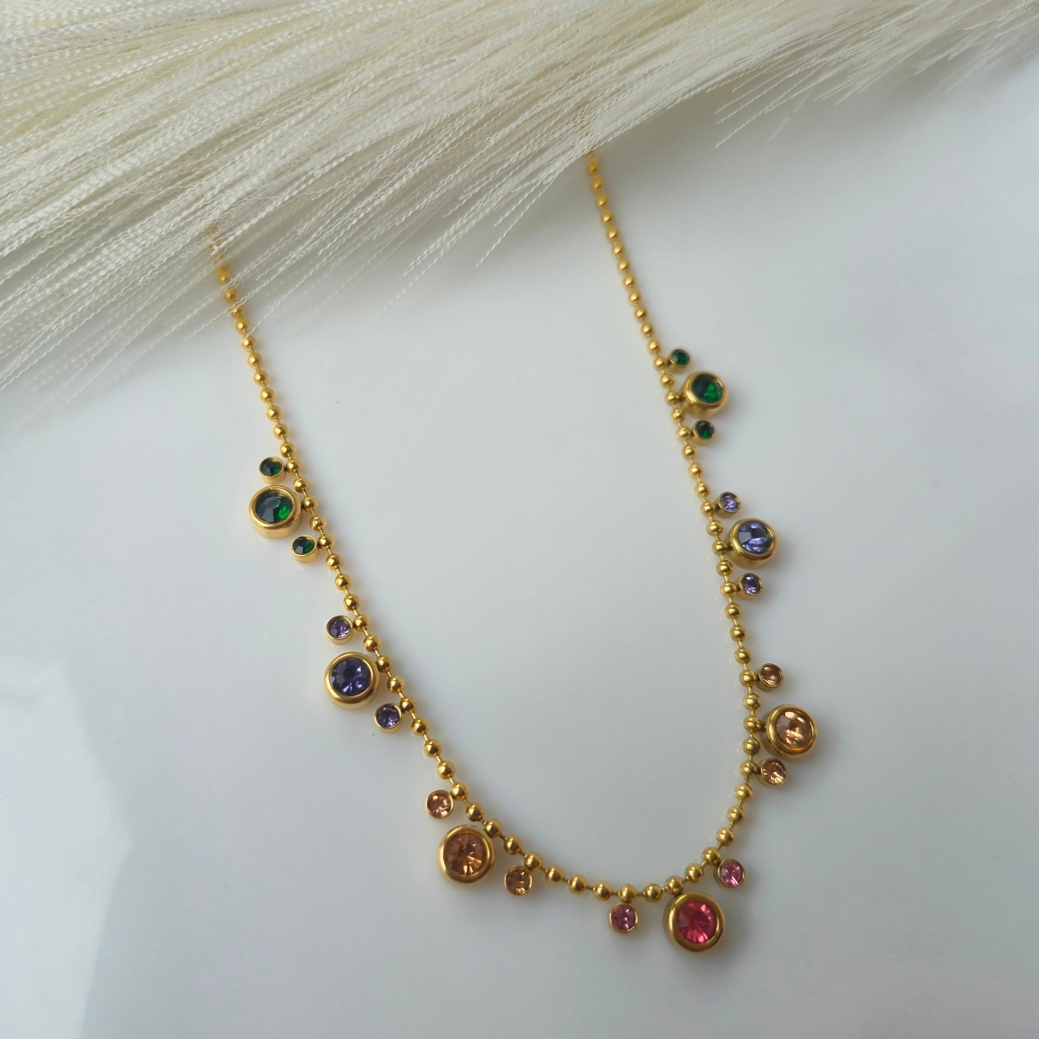 Pessica Multicolour Charms Necklace
