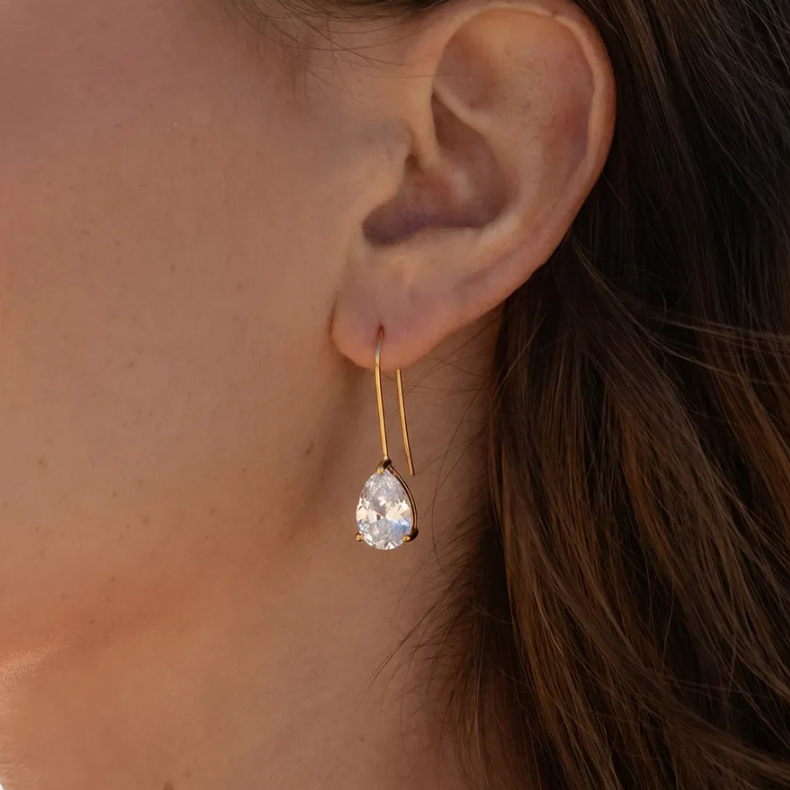Gemini Drop Diamond Earrings✨