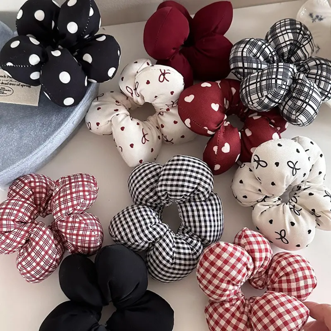 Cutsie Flower Scrunchies