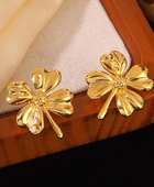 Four Petal Flower Earrings