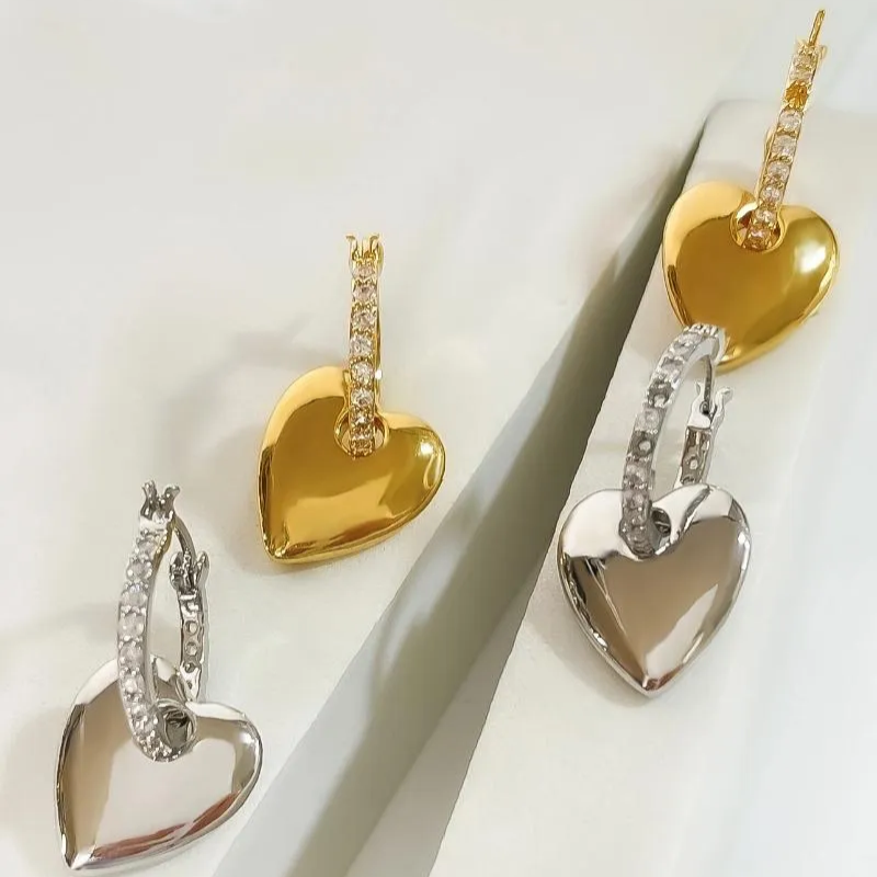Dopina Diamond Heart Earrings✨