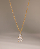 Astrie Oval Diamond Necklace