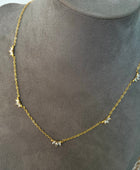 Starley Diamond Leaf Necklace