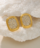 Raiyani Statement Square Earrings