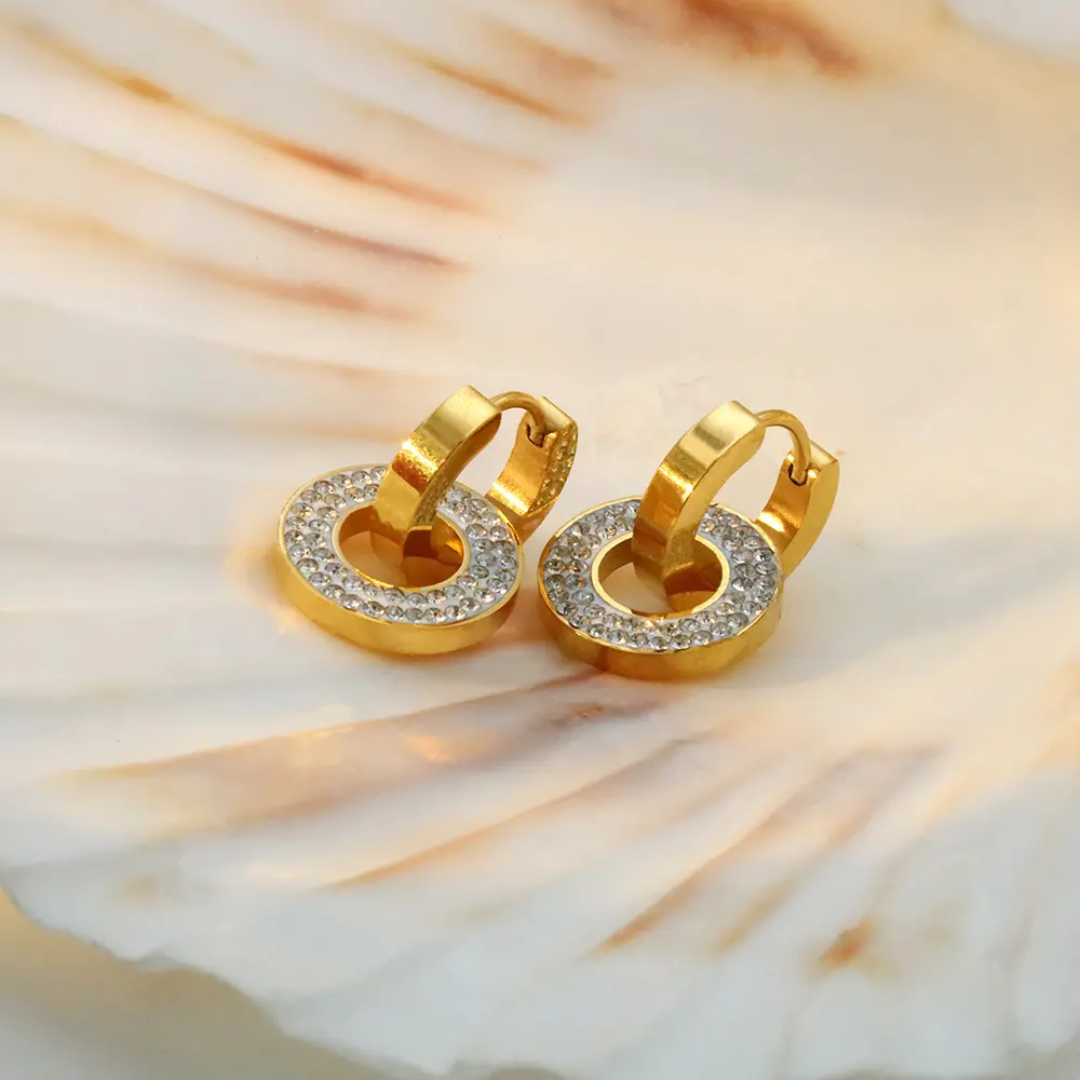 Revi Dual Hanging Earrings