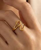 Cuvi Curve Gold Ring