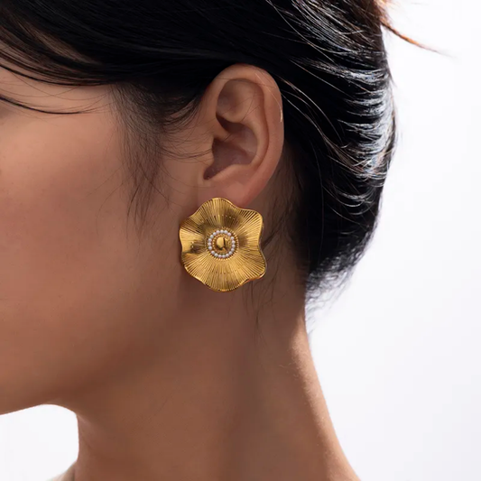 Rewi Big Flower Earrings❤️