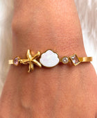 Stevei Star Seashell Cuff