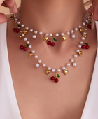 Ivory Strawberry Pearl Necklace