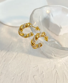 Georgi Twisted Gold Hoops