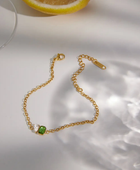 Piani Emerald Dainty Bracelet