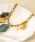 Candy Colours Shell Charm Bracelets