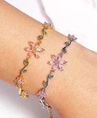 Penelpii Pink Flower Bracelet