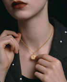 Beni Rose Premium Square Necklace