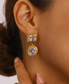 Riwana Statement Stone Earrings✨
