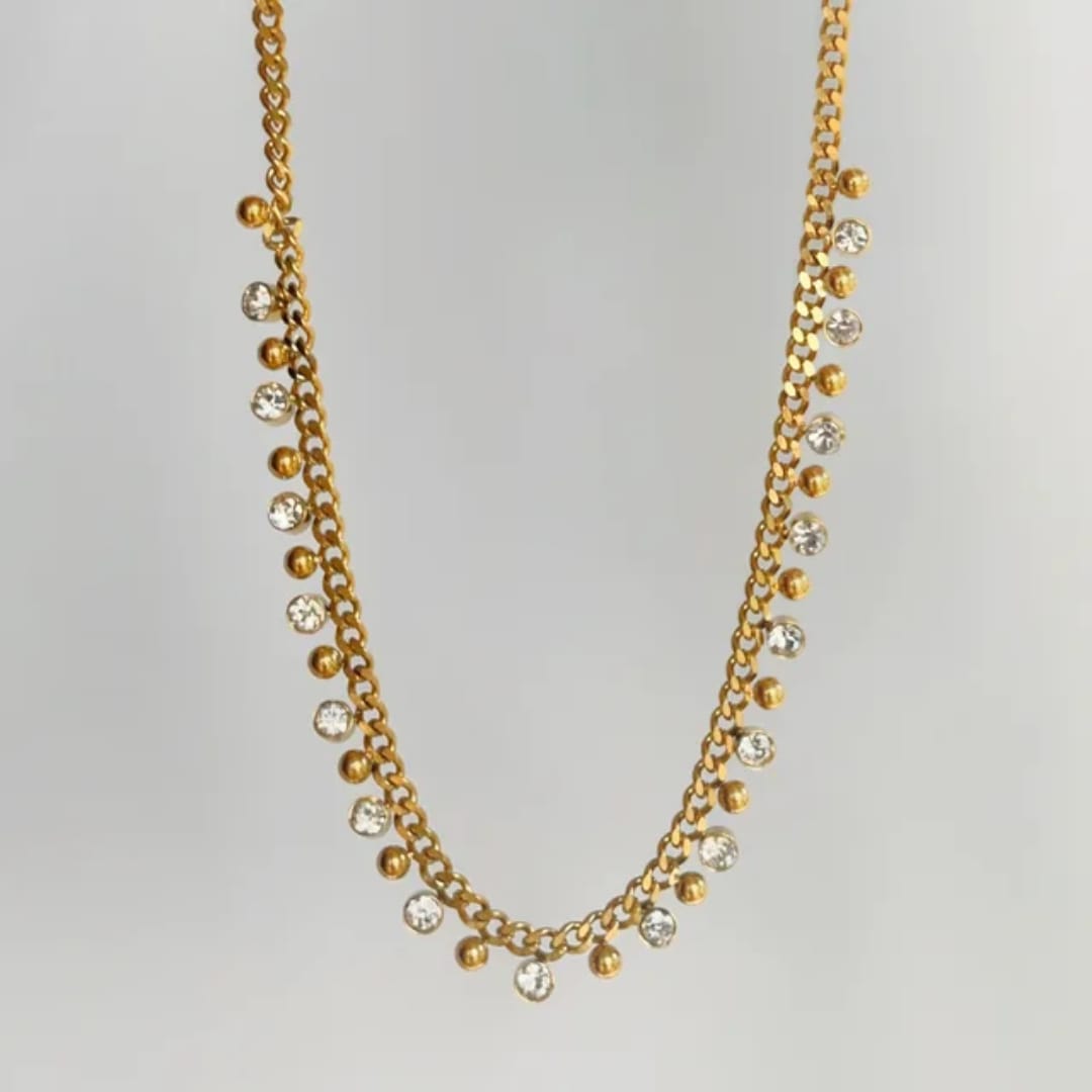 Vihana White Droplets Necklace✨