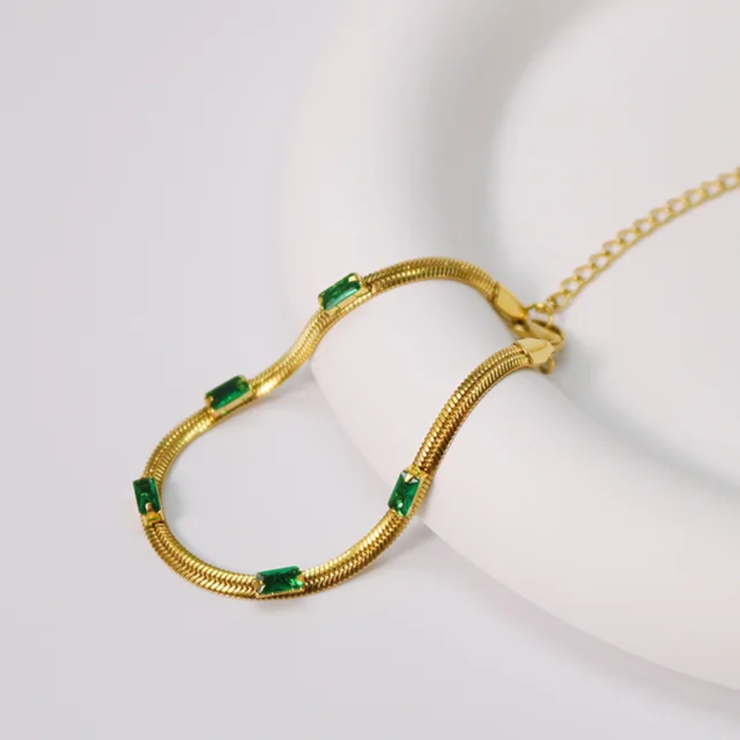 Go to Wear Snake Emerald Bracelets
