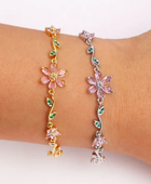 Penelpii Pink Flower Bracelet