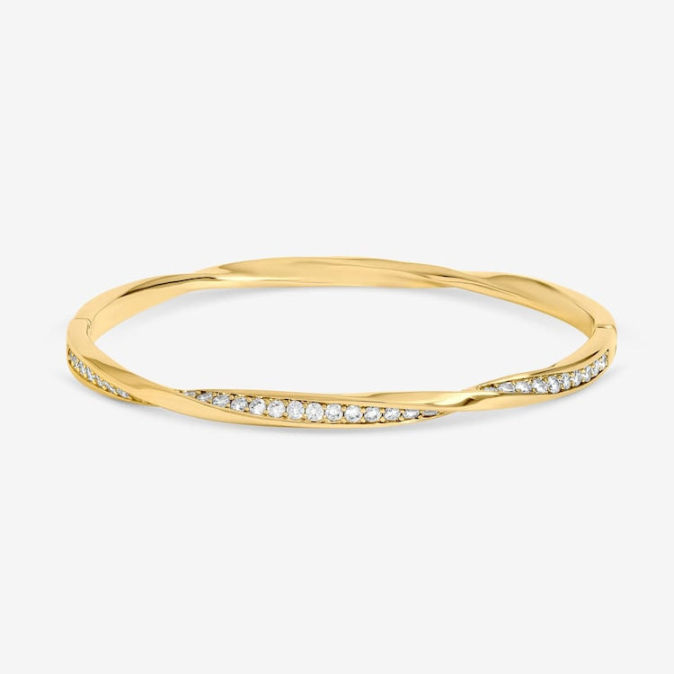 Sleeki Wavy Diamond Cuff