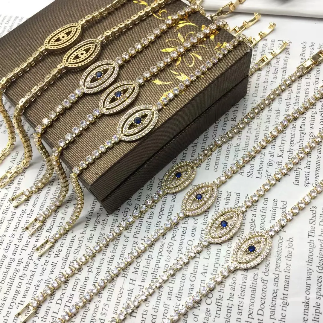 Bluestone Evil Eye Tennis Bracelet