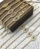 Bluestone Evil Eye Tennis Bracelet